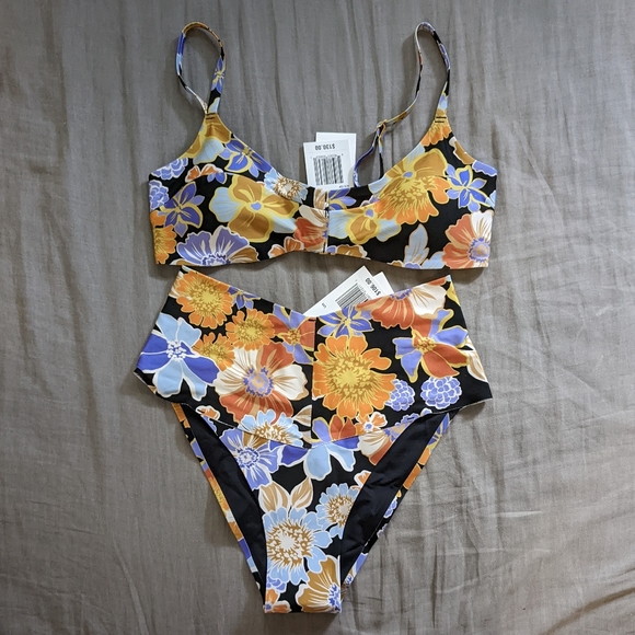 L*Space Fused Seam-Free Alec Ry Bikini Set Sugar and Spice - Picture 3 of 15